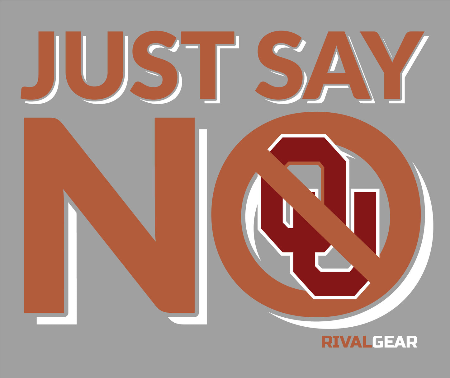 Just Say No Hoodie for Texas Football Fans (Anti-Oklahoma)