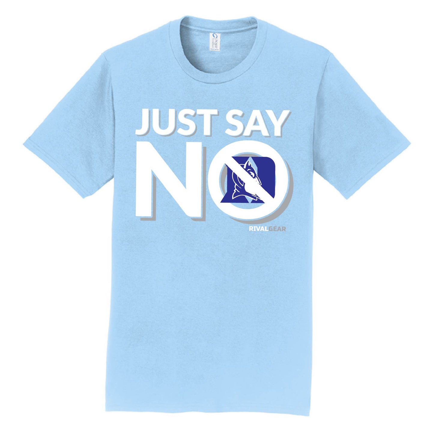 Just Say No T-Shirt for North Carolina Football Fans (Anti-Duke)