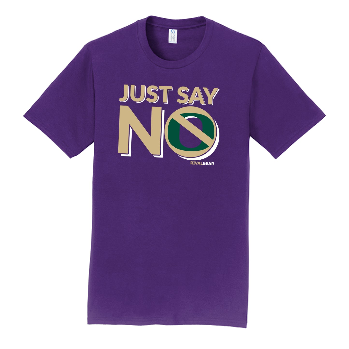 Just Say No T-Shirt for University of Washington Football Fans (Anti-Oregon)