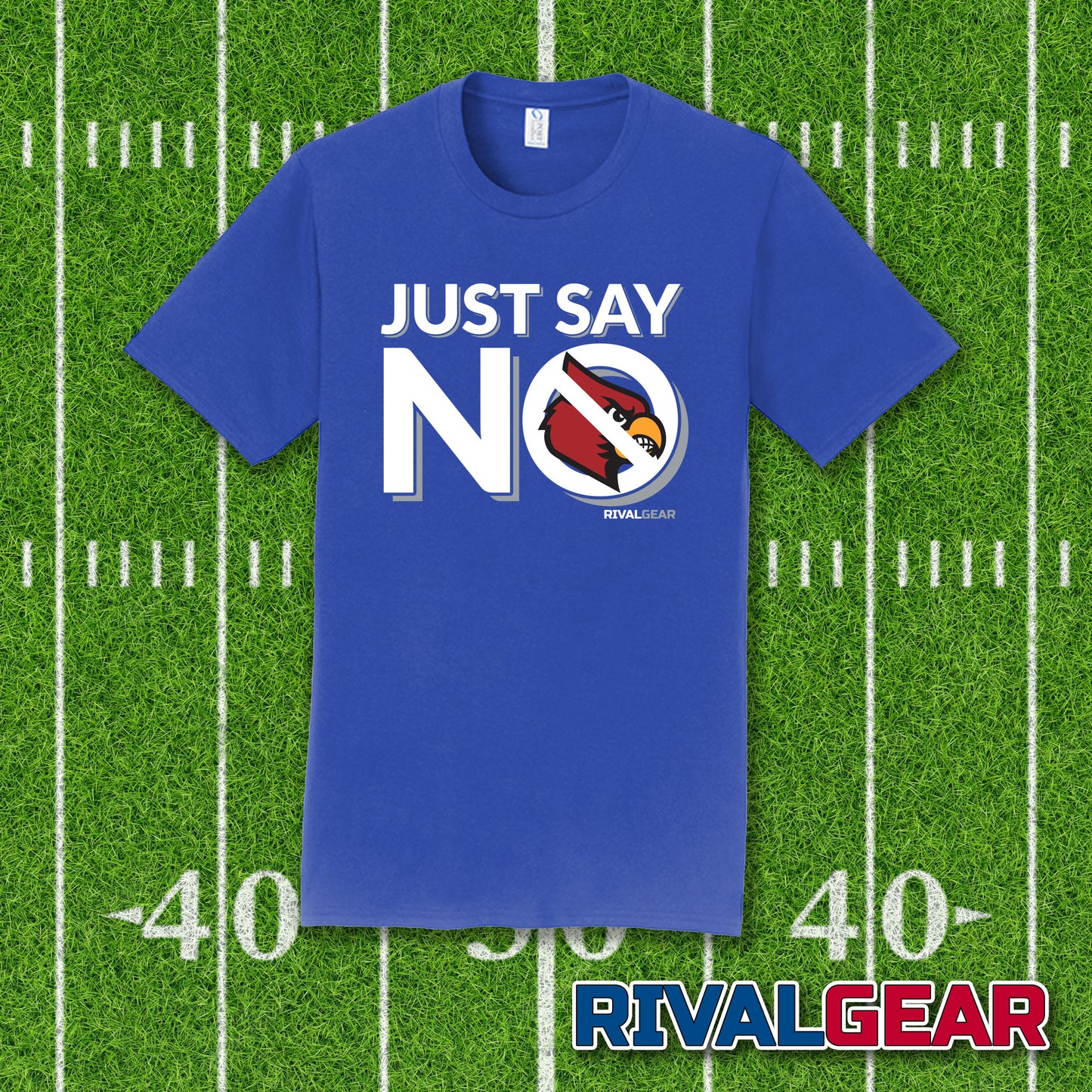 Just Say No T-Shirt for Kentucky Football Fans (Anti-Louisville)