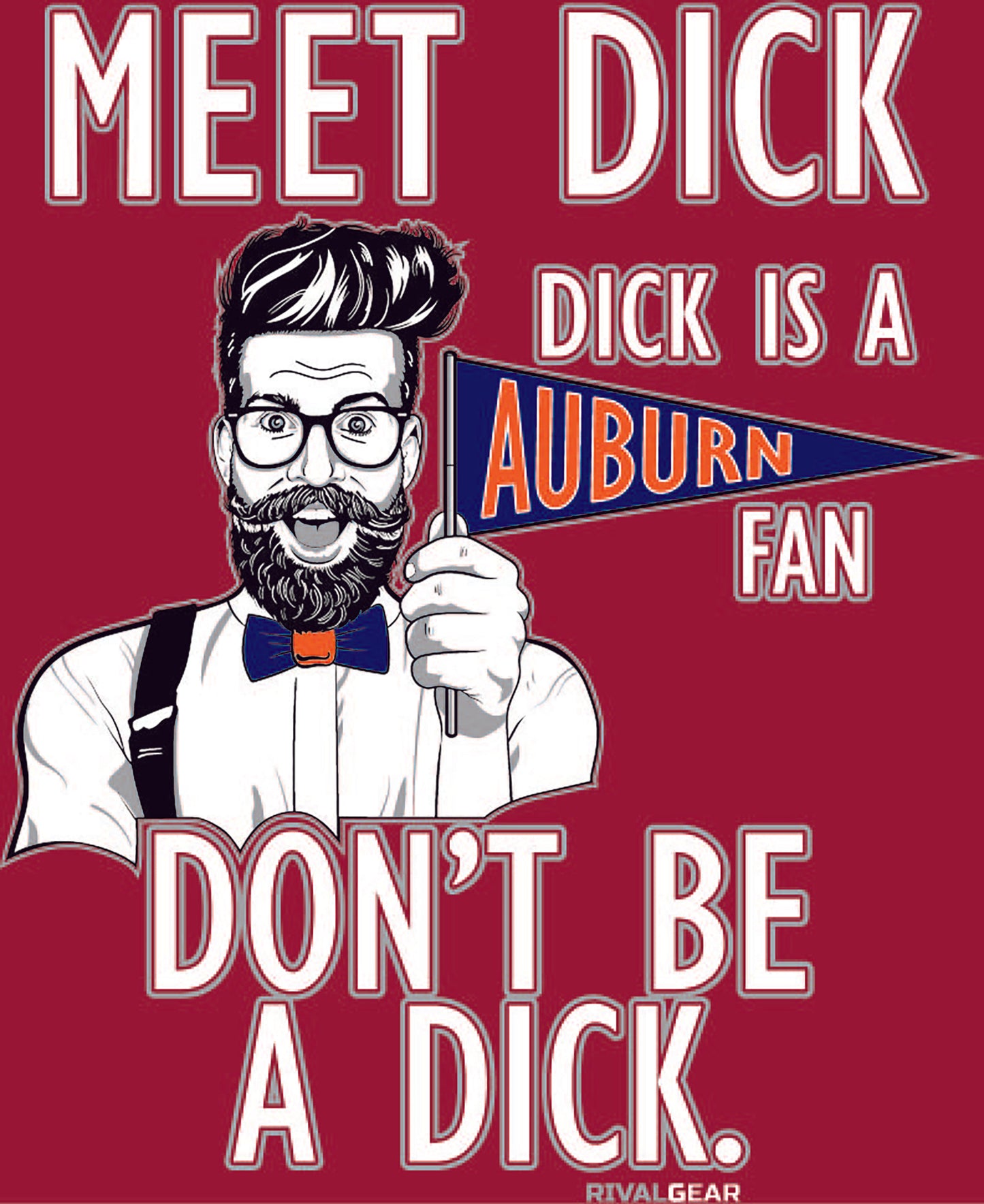 Meet Dick T-Shirt for Alabama Football Fans (Anti-Auburn)