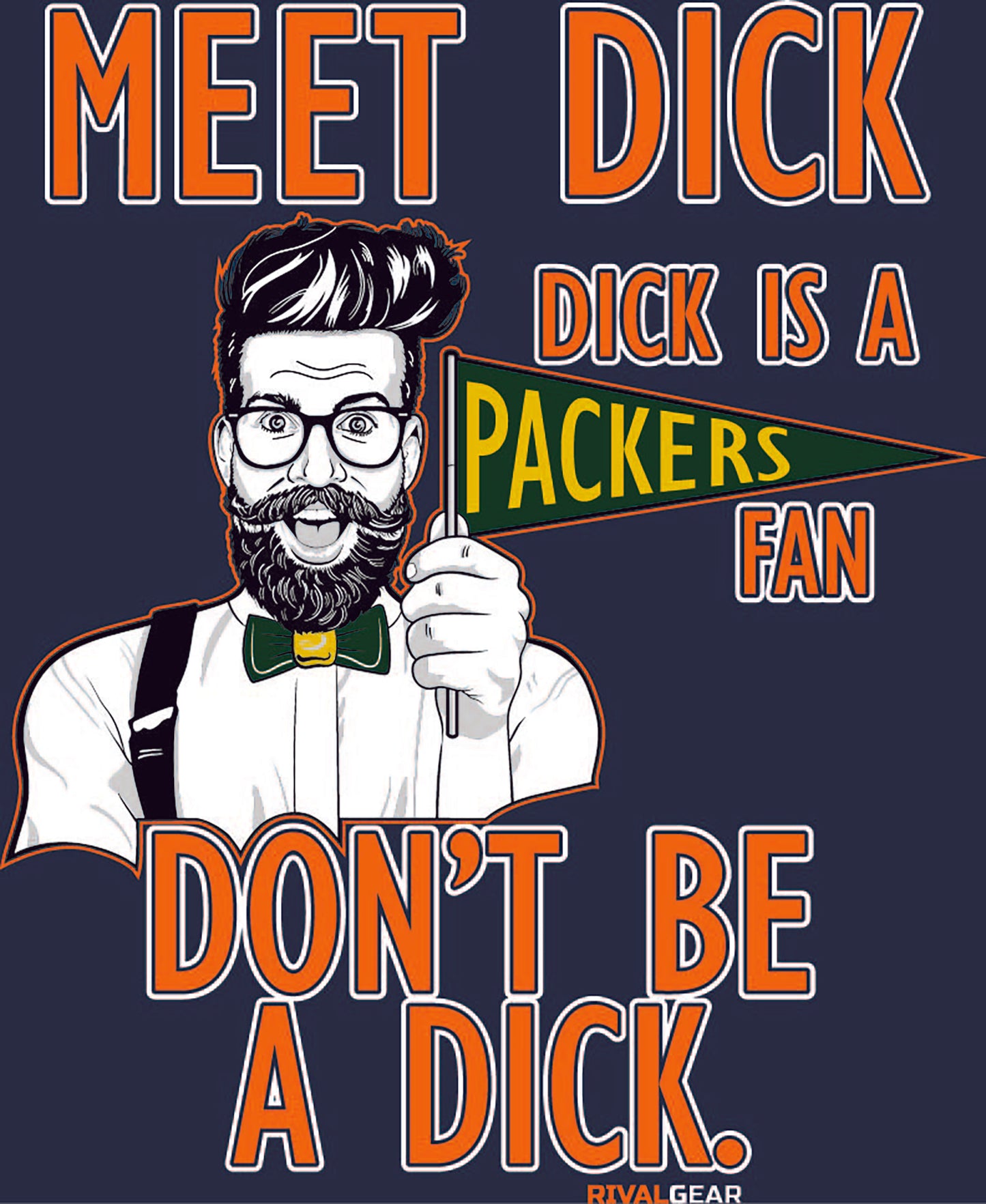 Meet Dick T-Shirt for Bears Football Fans (Anti-Packers)