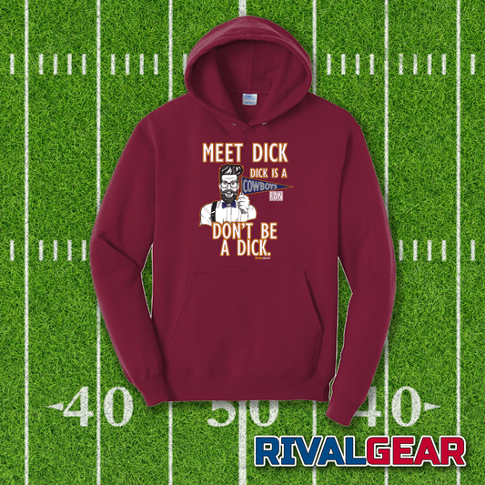 Meet Dick Hoodie for Commanders Football Fans (Anti-Cowboys)