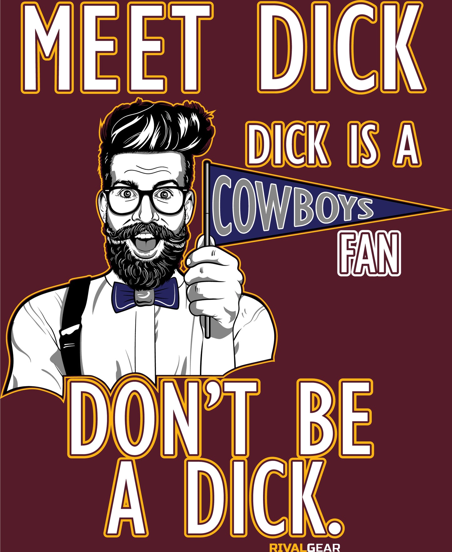 Meet Dick T-Shirt for Commanders Football Fans (Anti-Cowboys)