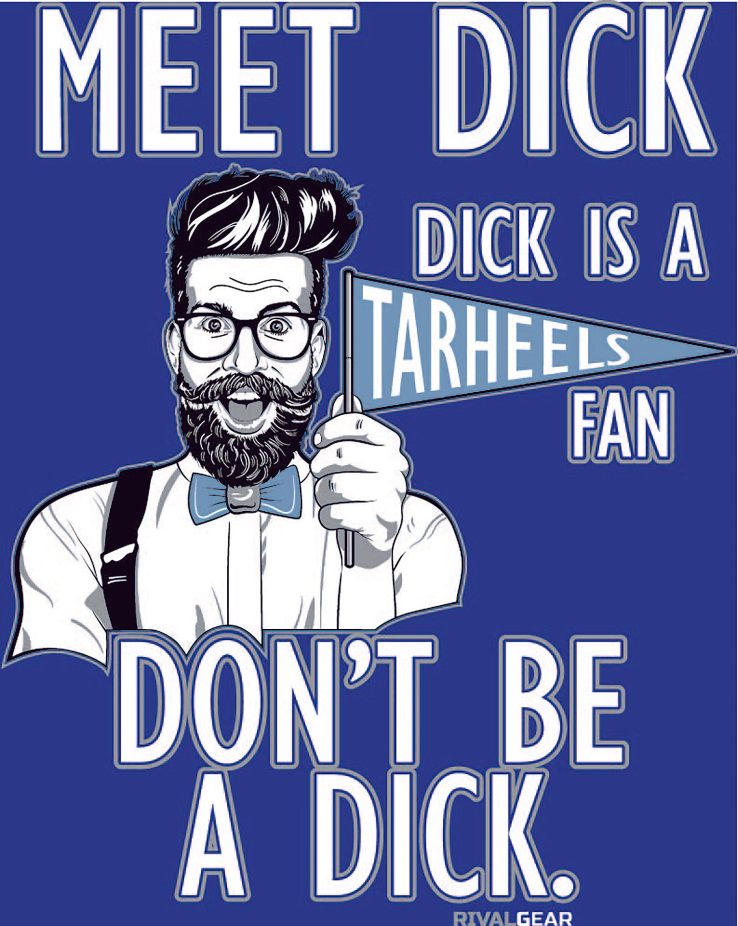 Meet Dick T-Shirt for Duke Football Fans (Anti-Tarheels)