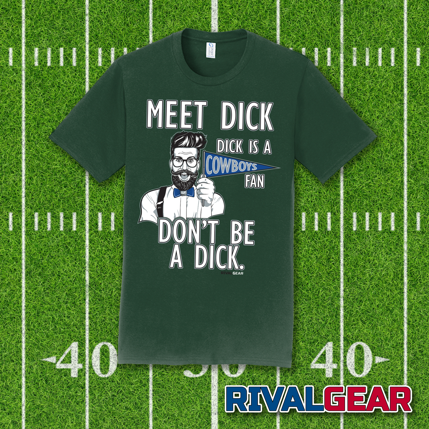 Meet Dick T-Shirt for Eagles Football Fans (Anti-Cowboys)