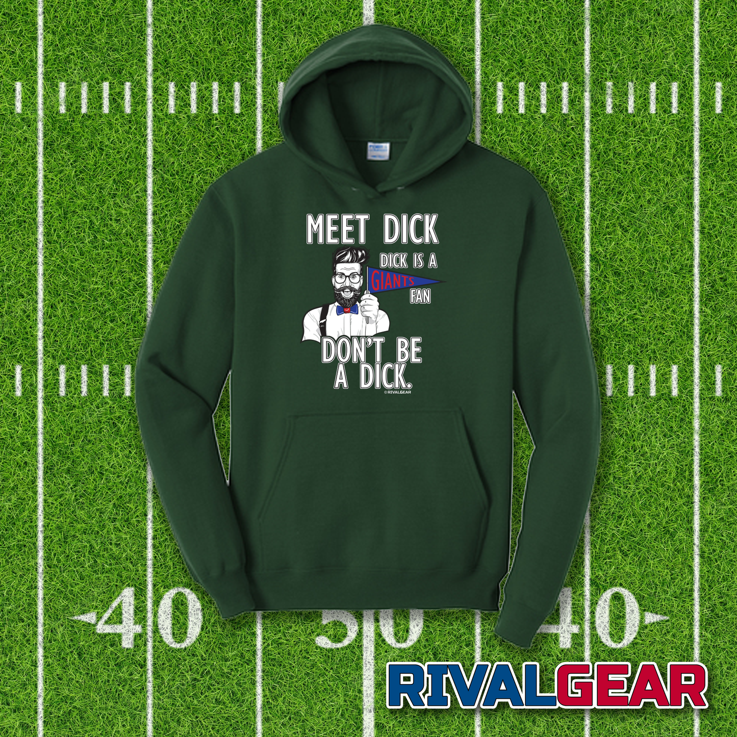 Meet Dick Hoodie for Eagles Football Fans (Anti-Giants)