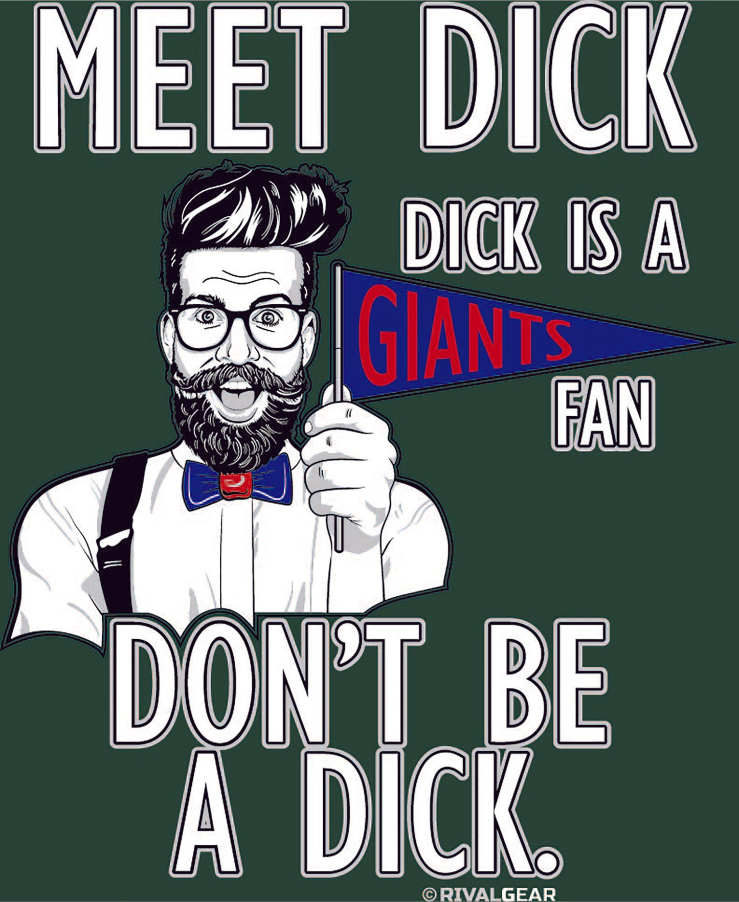 Meet Dick T-Shirt for Eagles Football Fans (Anti-Giants)