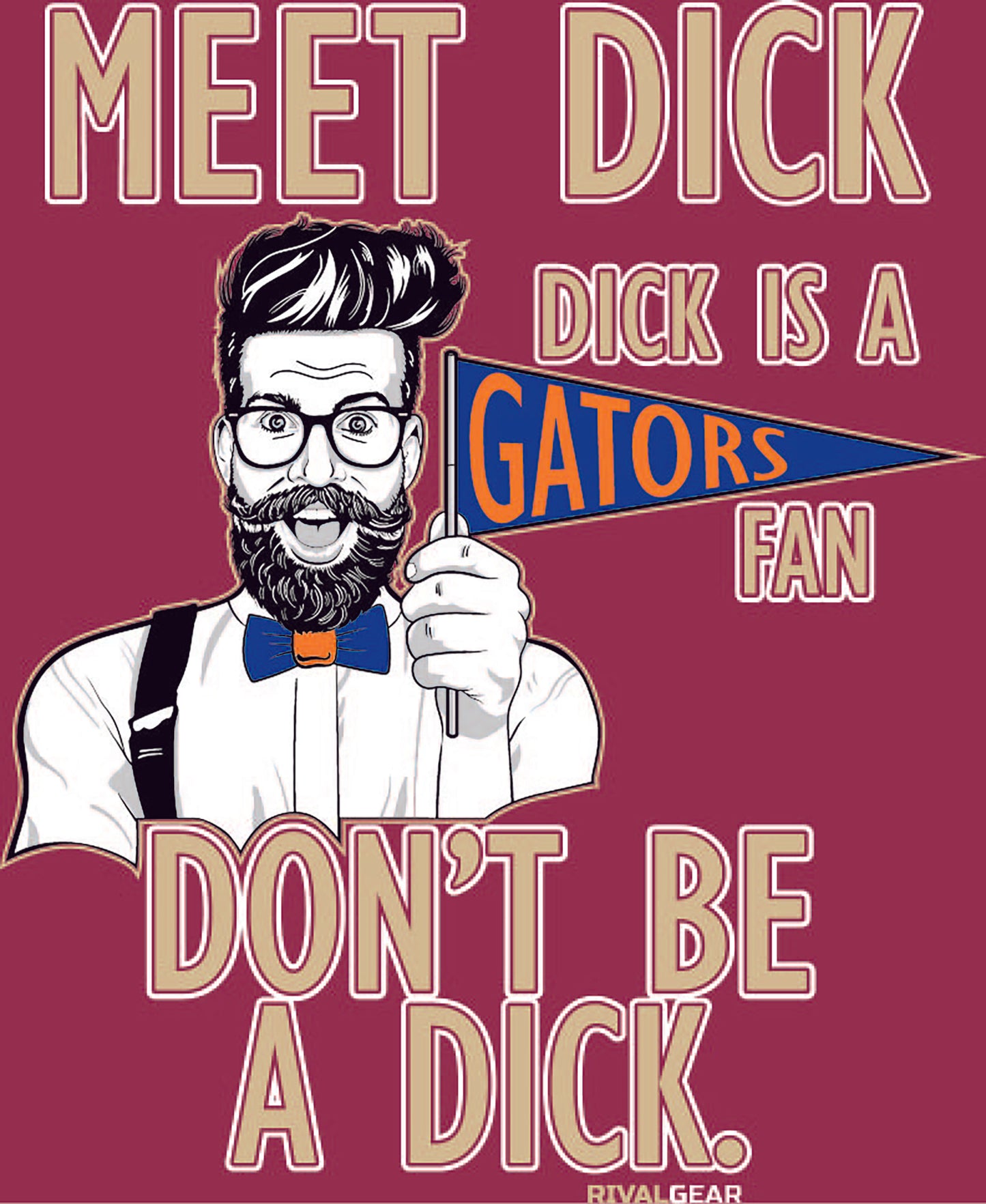 Meet Dick T-Shirt for Florida State Football Fans (Anti-Gators)