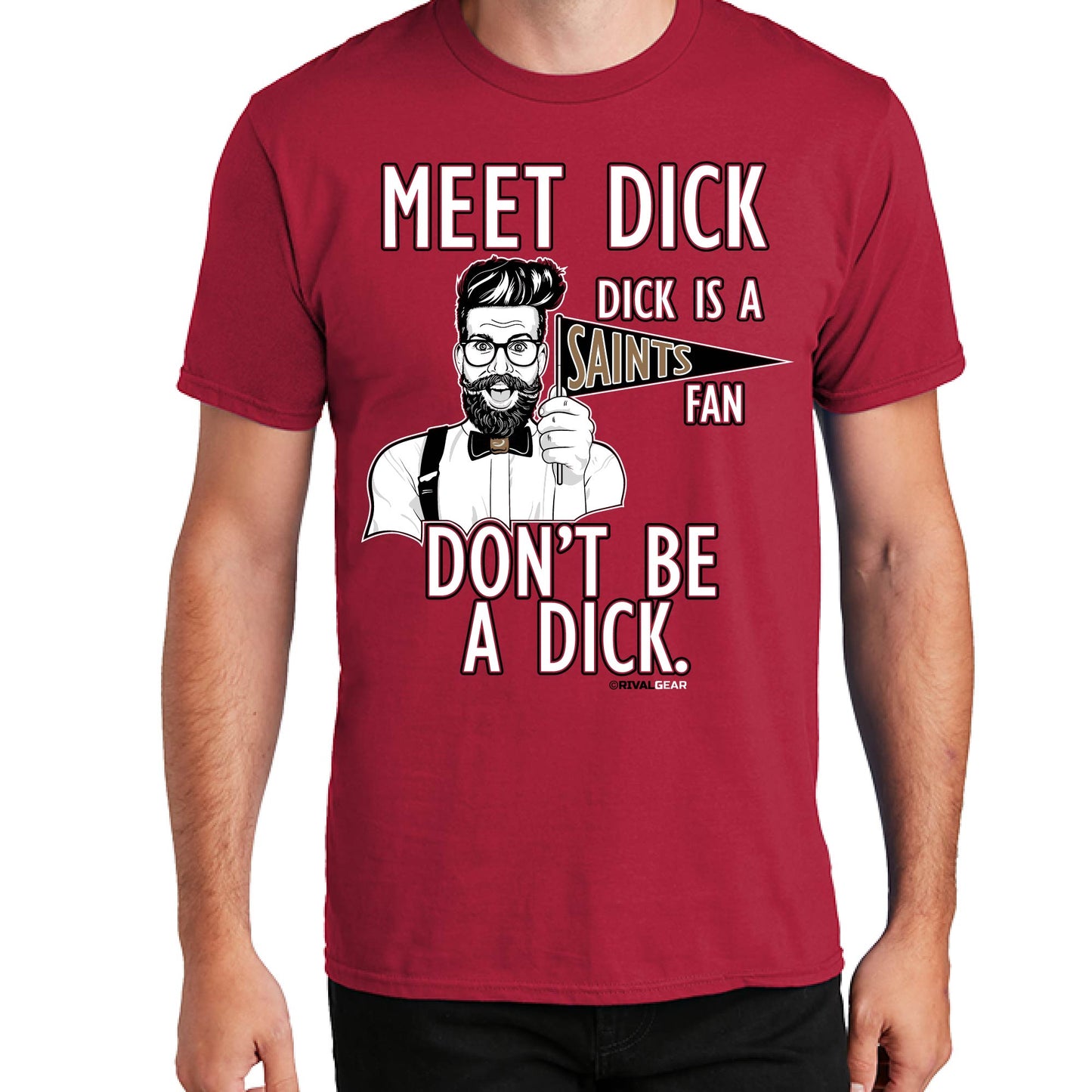 Meet Dick T-Shirt for Falcons Football Fans (Anti-Saints)