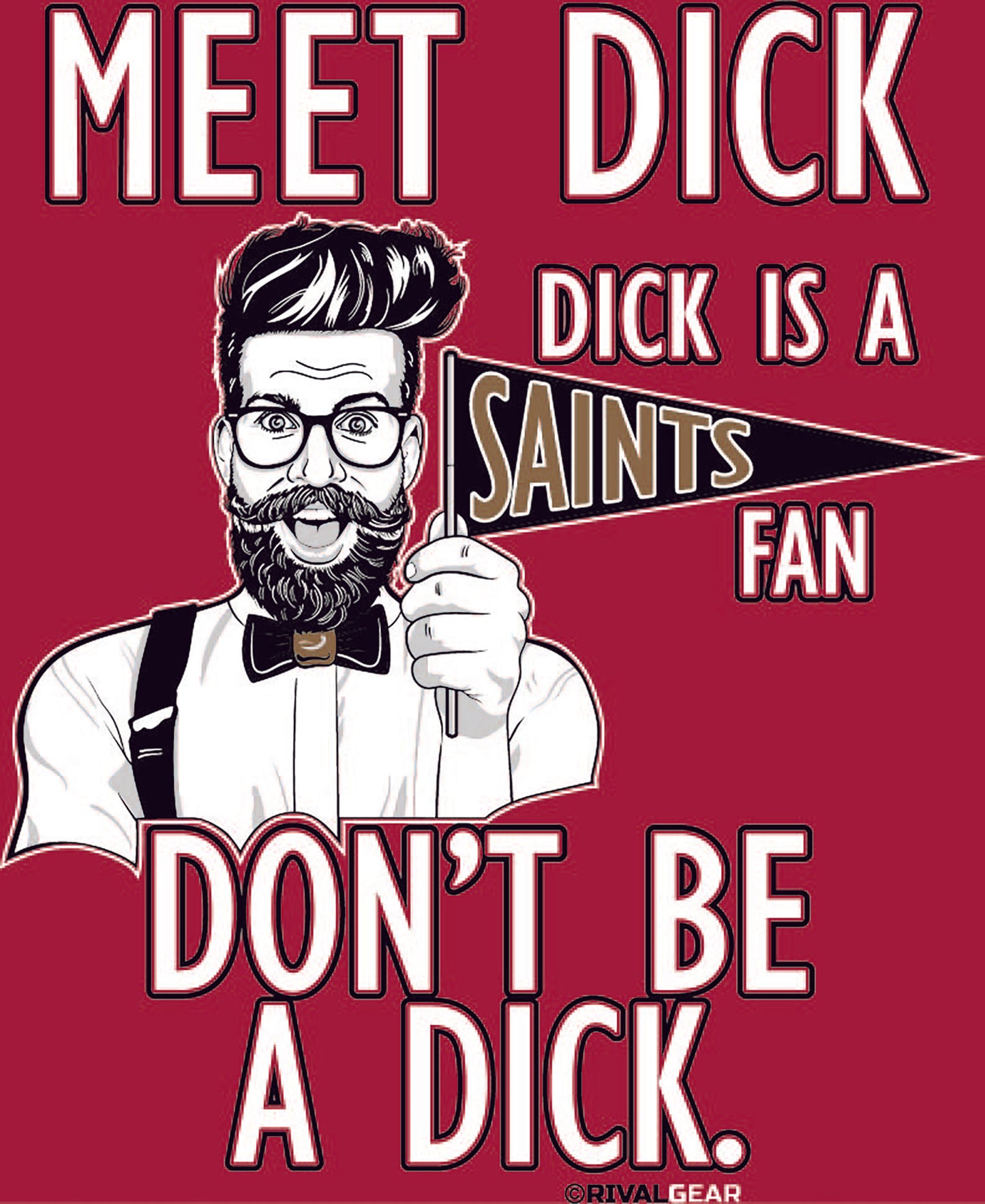 Meet Dick T-Shirt for Falcons Football Fans (Anti-Saints)