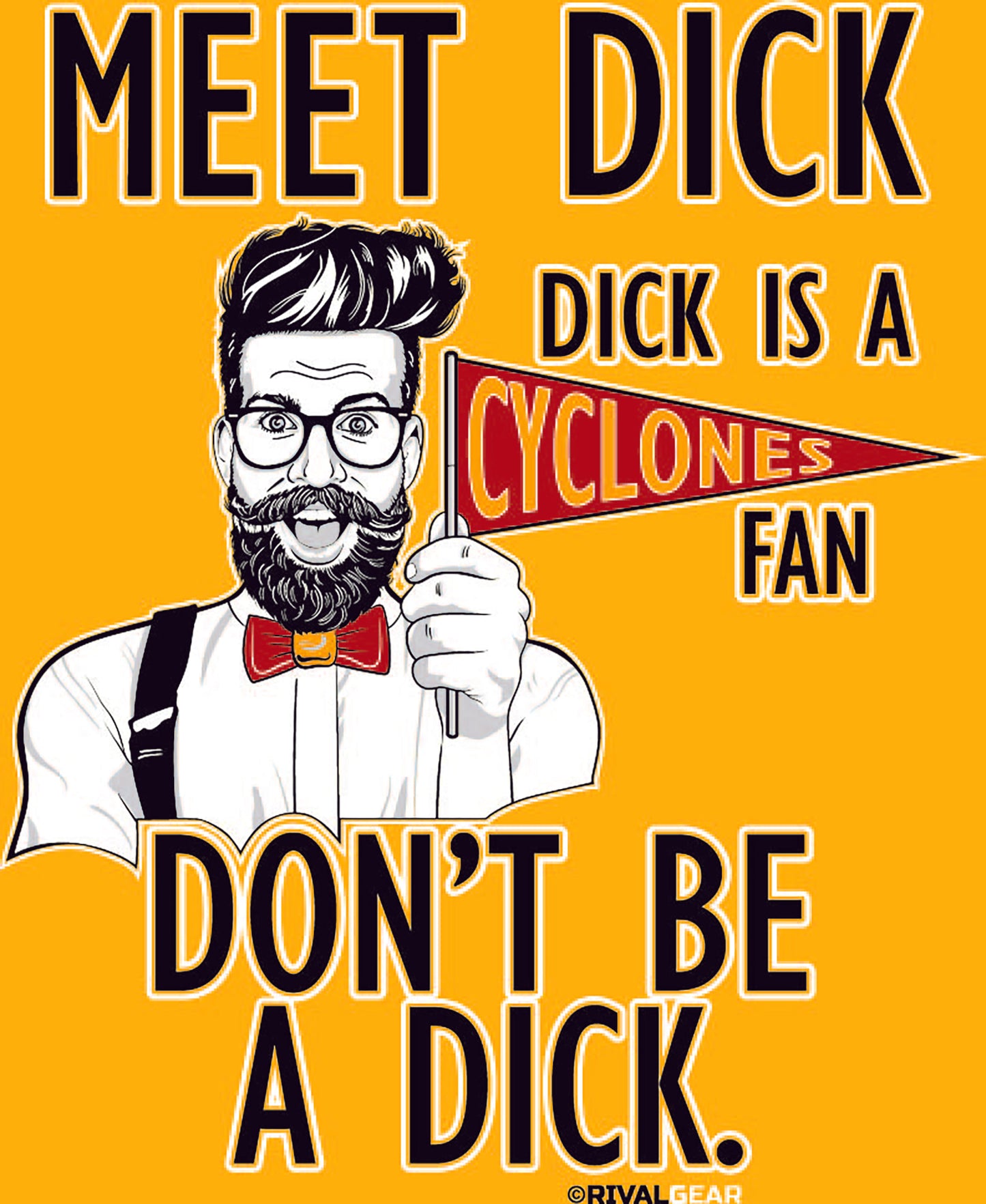 Meet Dick T-Shirt for Iowa Football Fans (Anti-Cyclones)