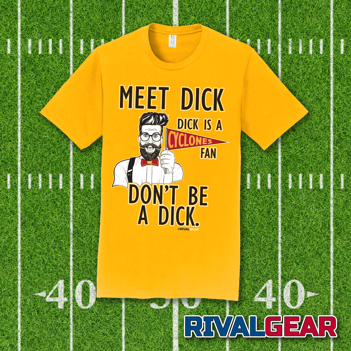 Meet Dick T-Shirt for Iowa Football Fans (Anti-Cyclones)