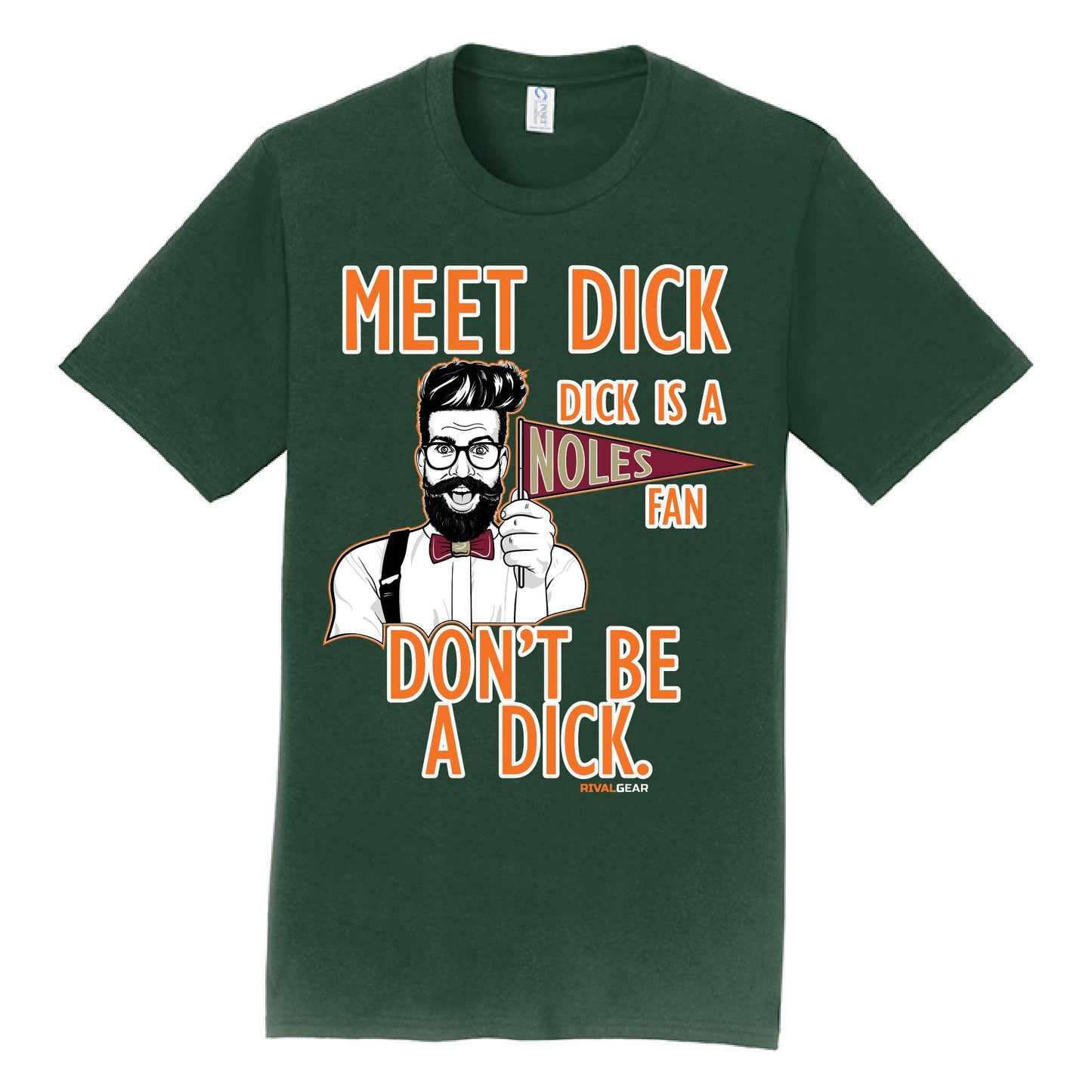 Promo Meet Dick T-Shirt for Miami Football Fans (Anti-Florida State)