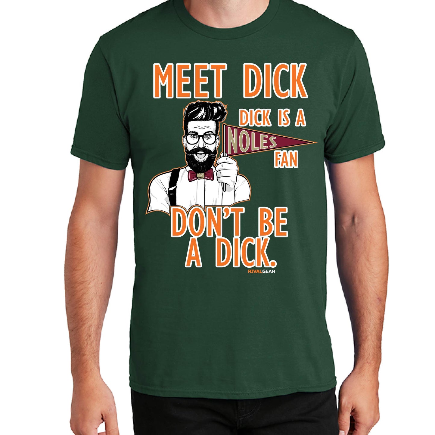 Promo Meet Dick T-Shirt for Miami Football Fans (Anti-Florida State)