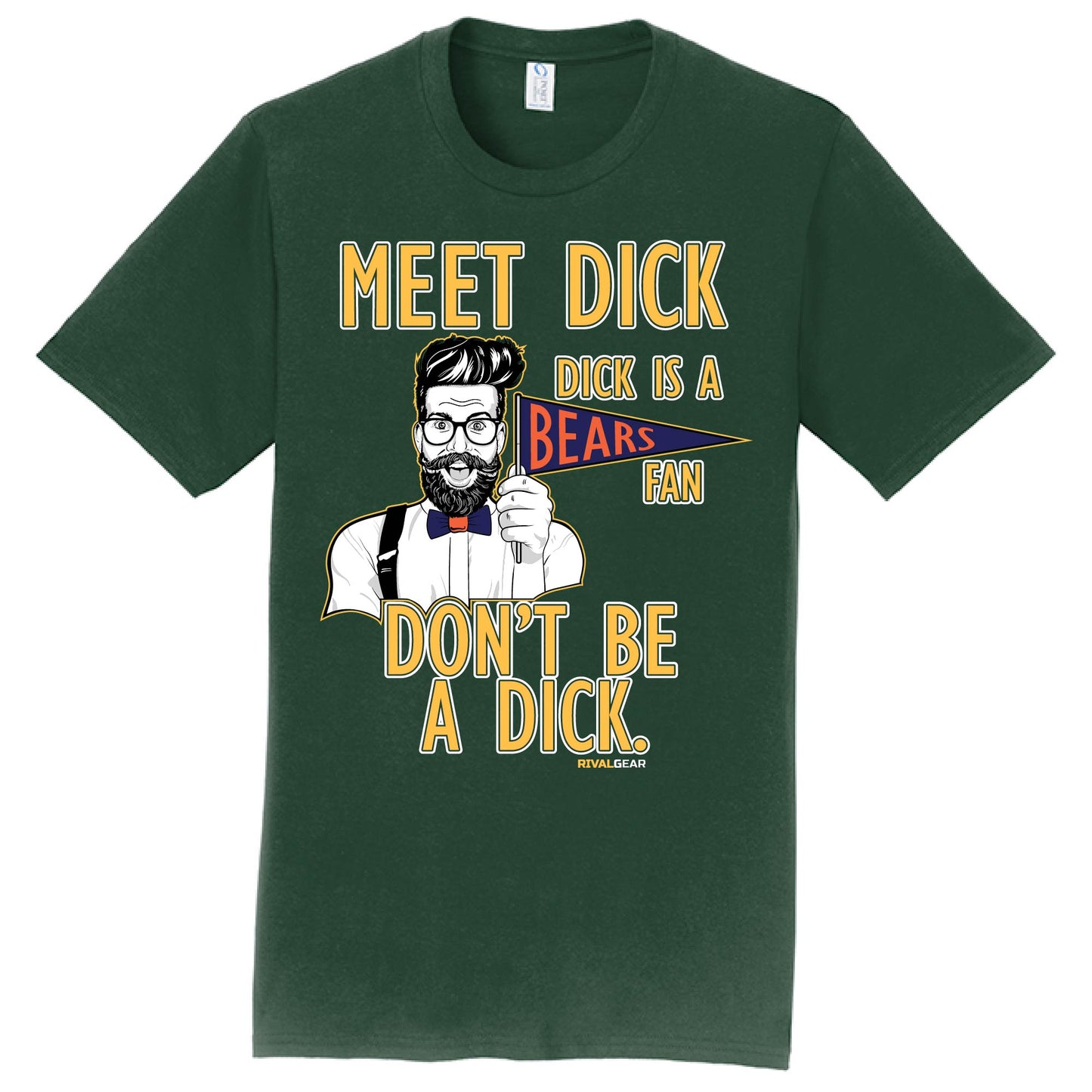 Meet Dick T-Shirt for Packers Football Fans (Anti-Bears)