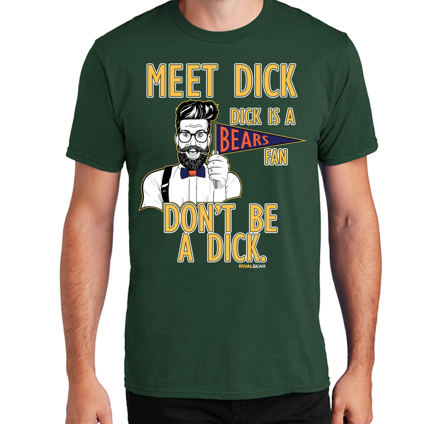 Meet Dick T-Shirt for Packers Football Fans (Anti-Bears)