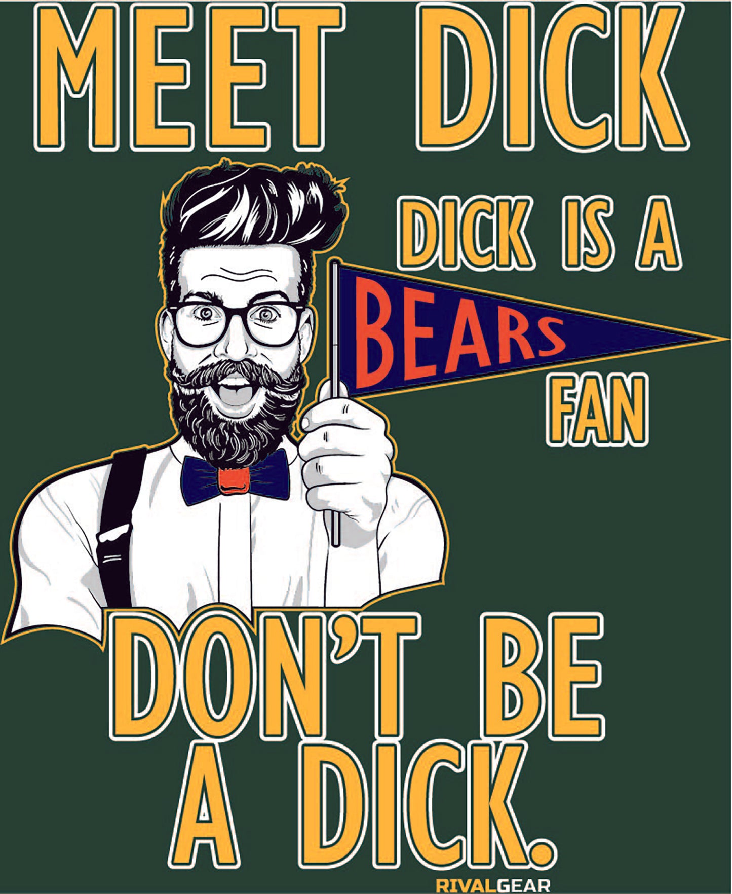 Meet Dick T-Shirt for Packers Football Fans (Anti-Bears)