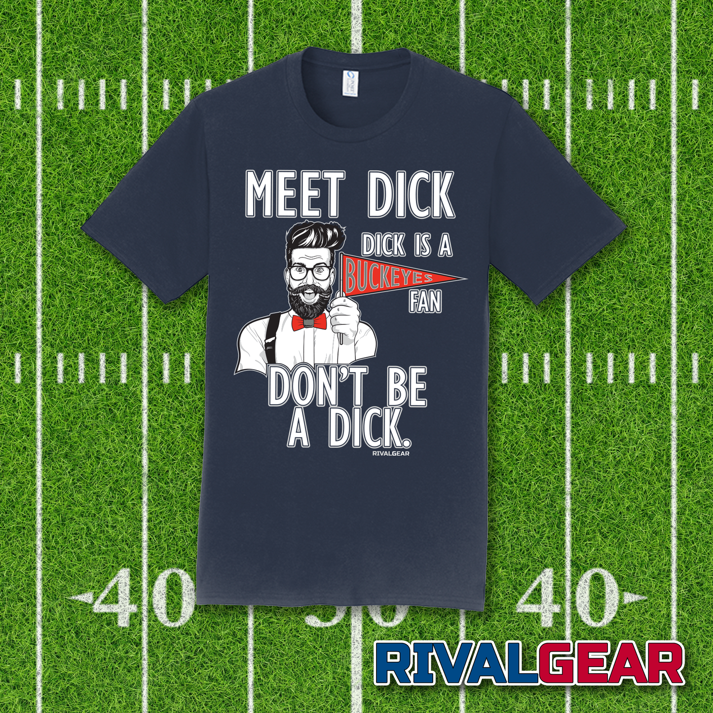 Promo Meet Dick T-Shirt for Penn State Football Fans (Anti-Ohio State)