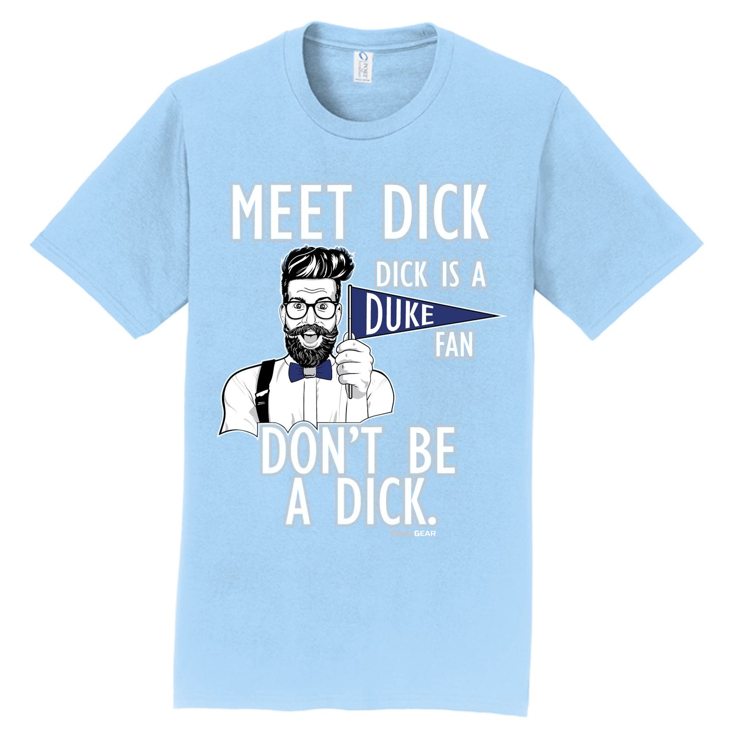 Promo Meet Dick T-Shirt for North Carolina Football Fans (Anti-Duke)