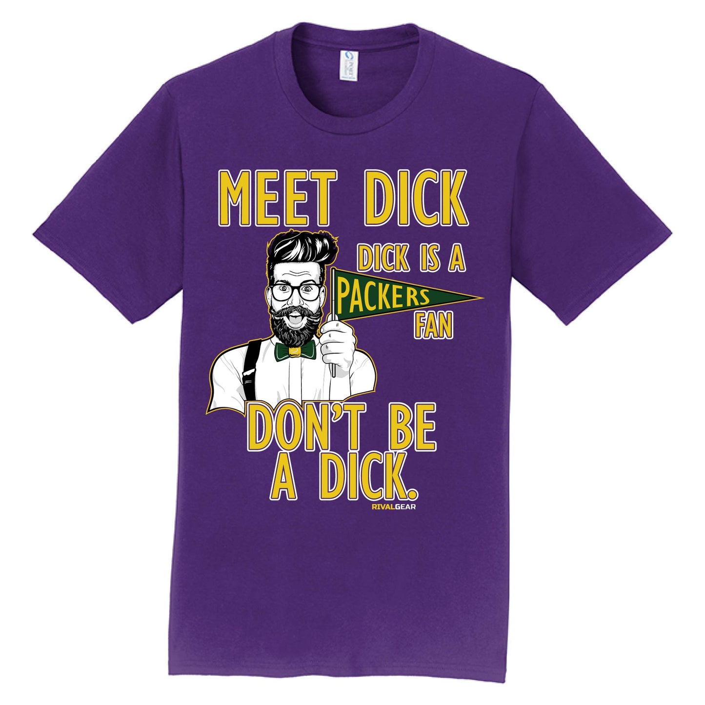 Meet Dick T-Shirt for Vikings Football Fans (Anti-Packers)