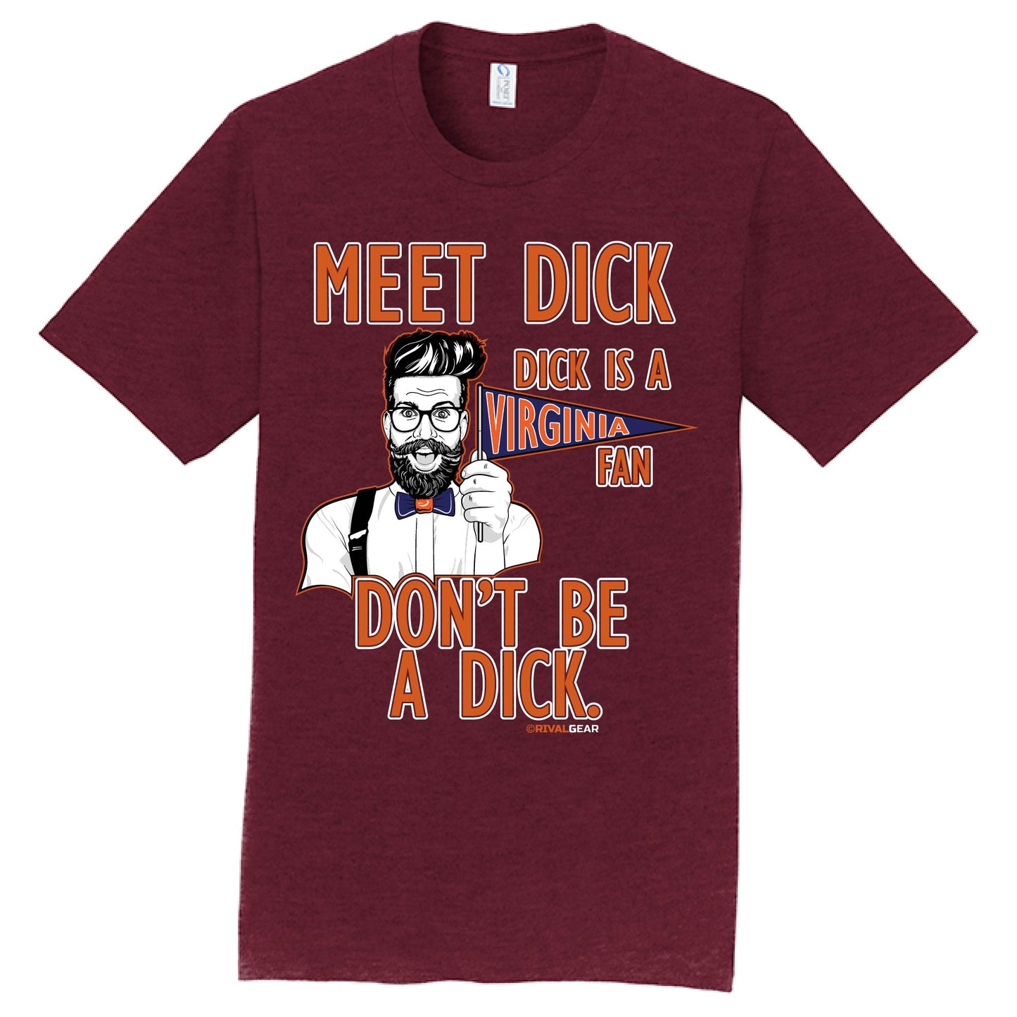 Meet Dick T-Shirt for Virginia Tech Football Fans (Anti-Virginia)