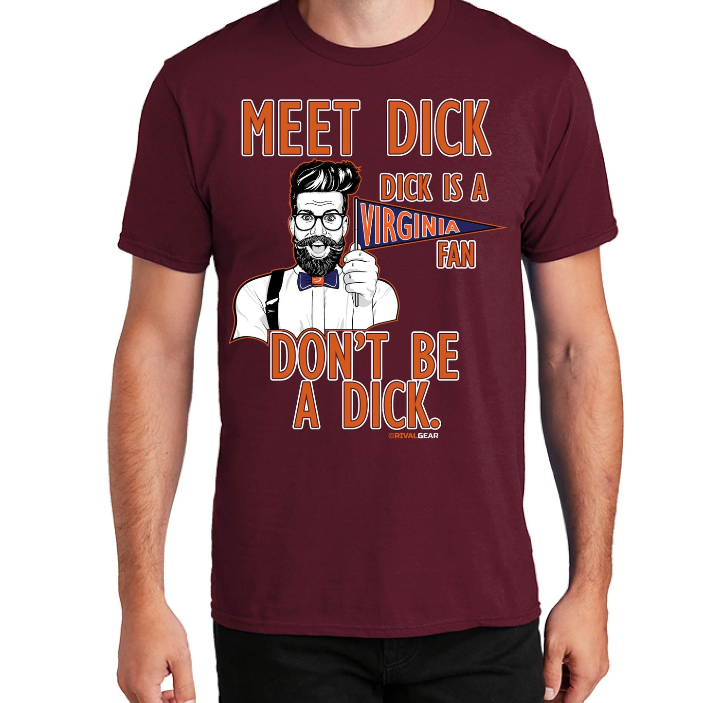 Meet Dick T-Shirt for Virginia Tech Football Fans (Anti-Virginia)