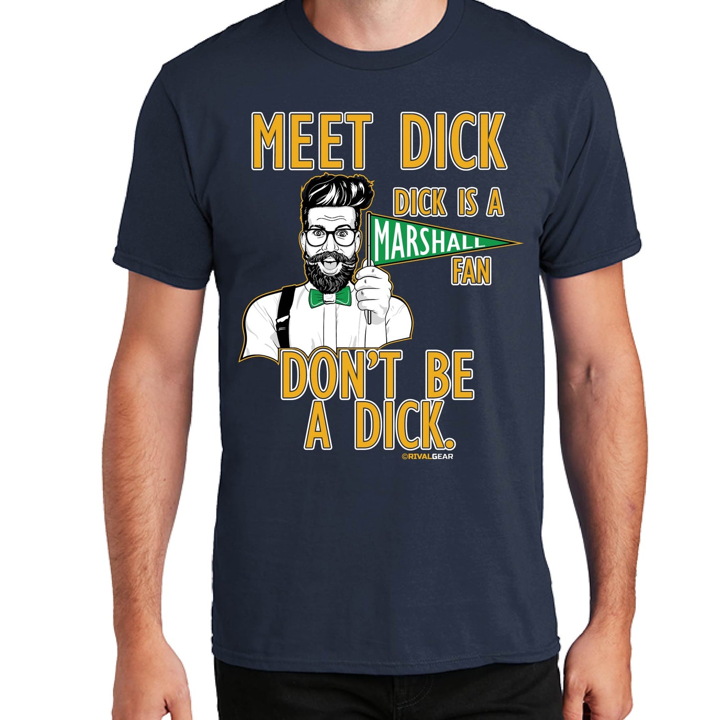 Meet Dick T-Shirt for West Virginia Football Fans (Anti-Marshall)