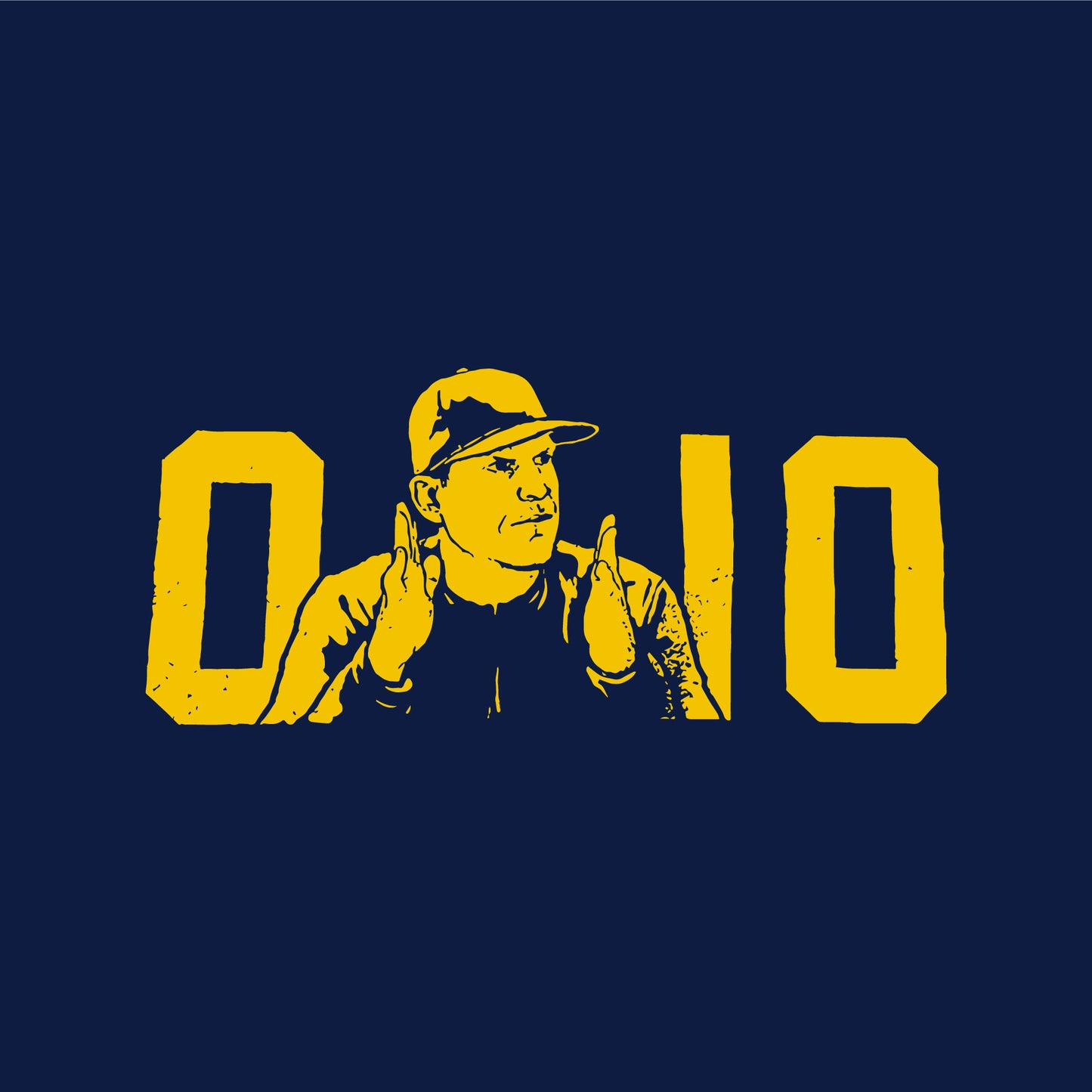 OHIO - Harbaugh T-Shirt for Michigan Football Fans