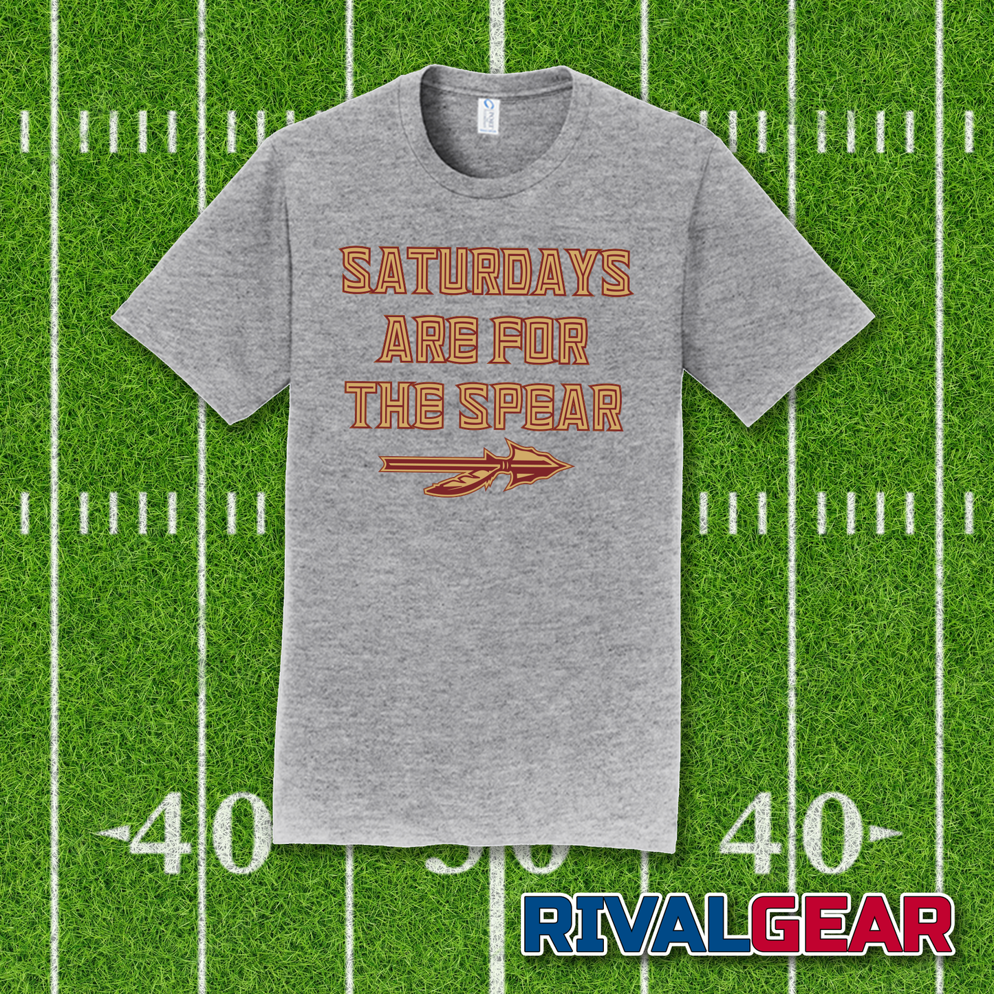 Saturday's Are For The Spear Florida State Football Fans T-Shirt