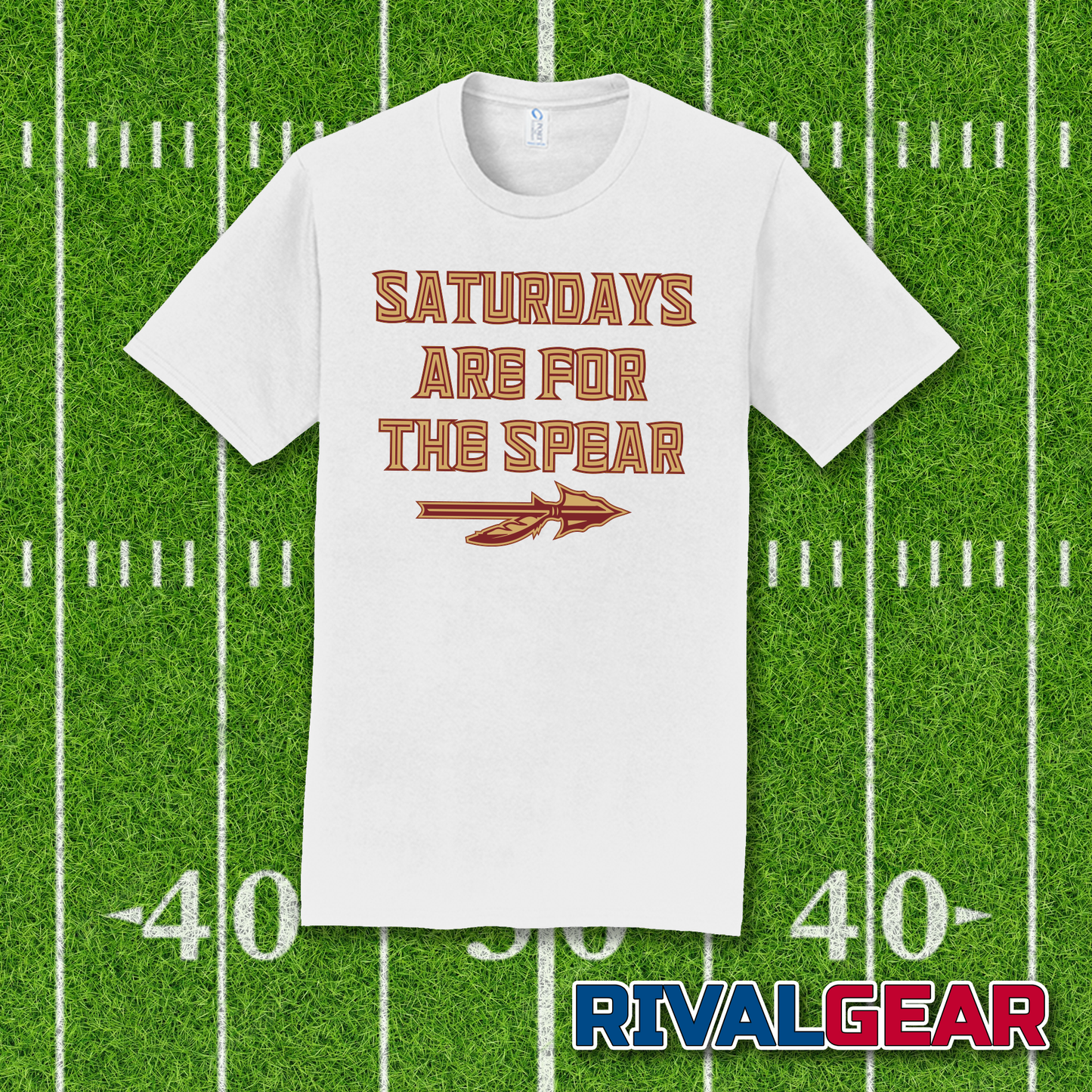 Saturday's Are For The Spear Florida State Football Fans T-Shirt