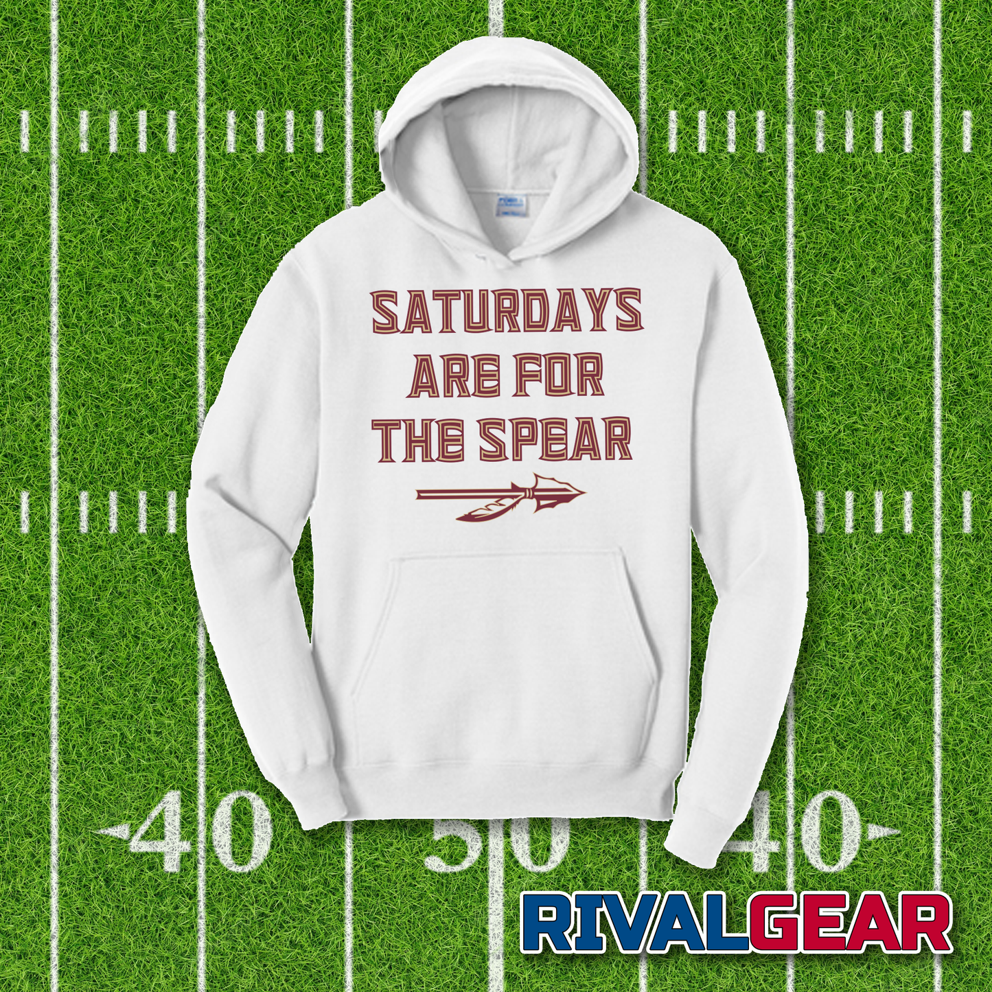 Saturday's Are For The Spear Florida State Football Fans Hoodie